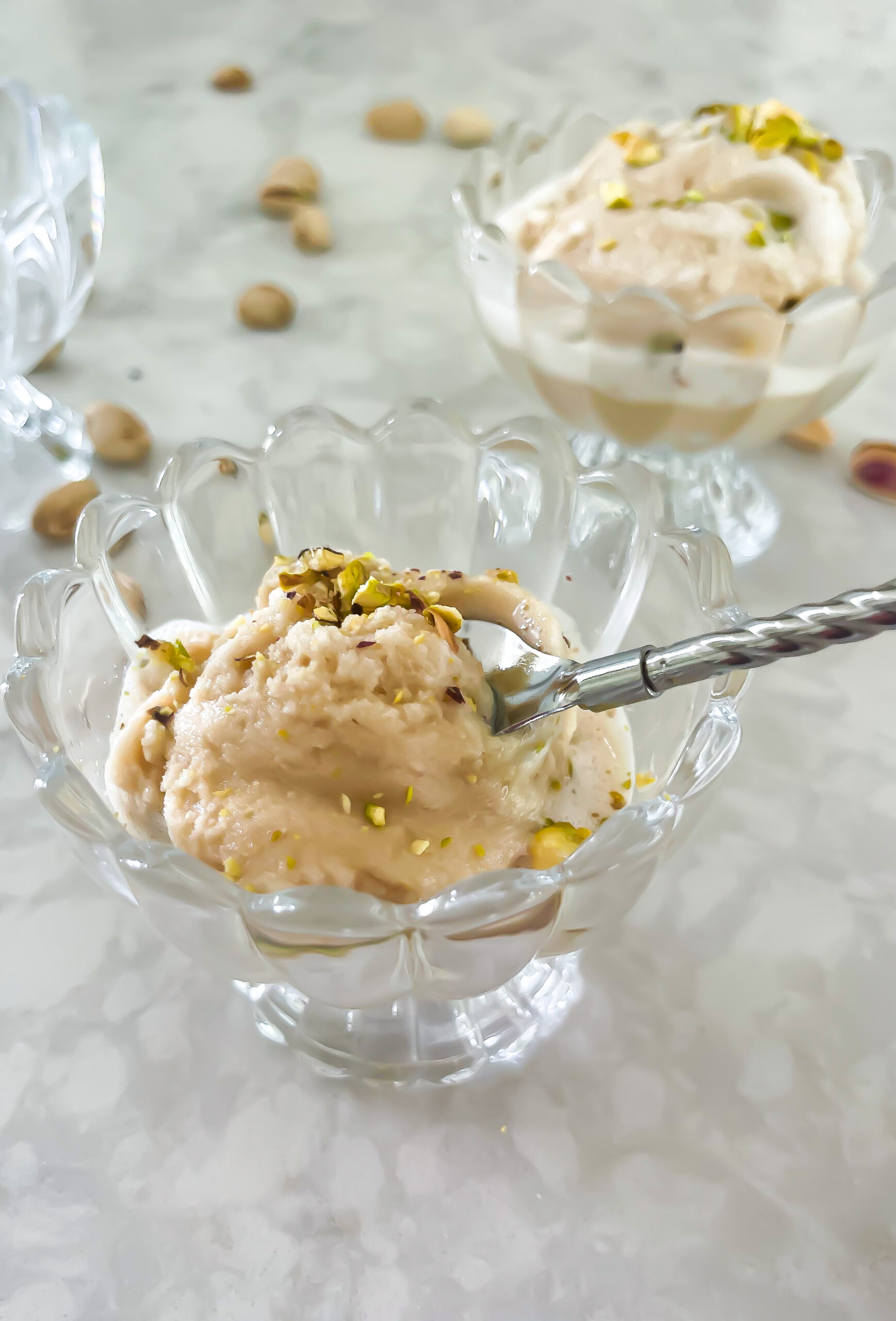 DairyFree Pistachio Ice Cream Recipe (only four ingredients!)